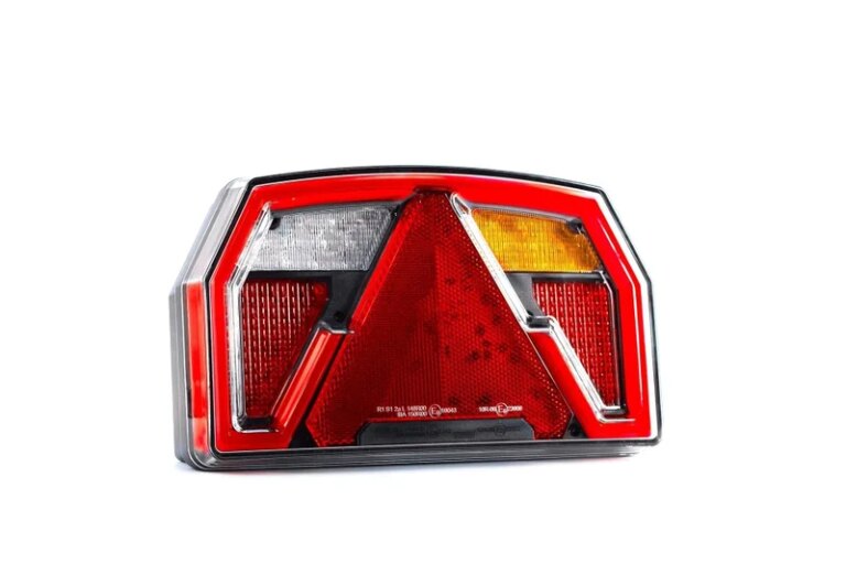 LED Rücklicht rechts + Nummernschild 12-24v - 6-PIN