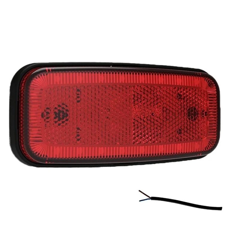 LED Umrissleuchte rot | 12-24v | 50cm Kabel | MV-1200R