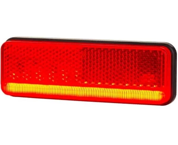 LED Positionsleuchte neonrot | 12-24v | 50cm. Kabel | MV-3200R
