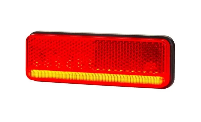 LED Positionsleuchte neonrot | 12-24v | 50cm. Kabel | MV-3200R