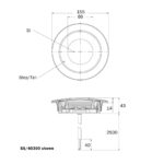 LED ADR Einbau-Nebelschlussleuchte 12-24v 250cm Kabel – Bild 2