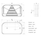 Links | LED Rücklicht mit Kennzeichenleuchte | 12-36v | 5-PIN | V10C6-541B5 – Bild 5