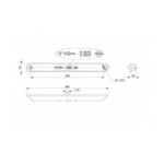 LED Bremslicht, Rücklicht slimline | 12-24v | 100cm. Kabel | VRM-110 – Bild 4