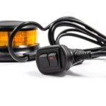LED Rundumleuchte amber mit amber Linse | 12-24v | Magnet | R65 | S07ZL603AA – Bild 3