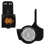 Rechts | LED Begrenzungsleuchte mit kurzem Griff | 12-36v | 1,5mm². Stecker | M10BV-822RWA – Bild 2
