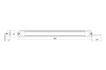 LED Innenbeleuchtung 68cm - 12-24v - touch - 50cm Kabel | BT-2068 – Bild 2