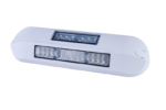 LED Arbeitsscheinwerfer + amber R65 Blitzer, 4000K, weißes Gehäuse 12-24v | WFF-1210WA – Bild 3