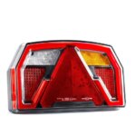 LED Rücklicht rechts + Nummernschild 12-24v - 100cm Kabel