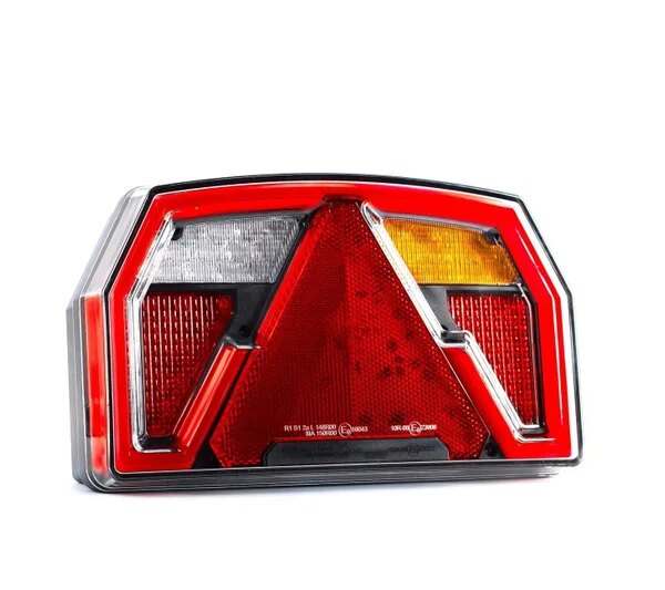 LED Rücklicht rechts + Nummernschild 12-24v - 100cm Kabel