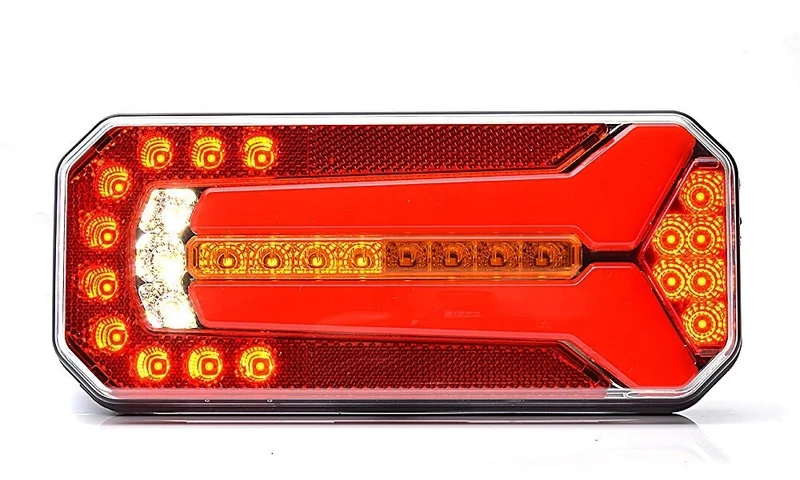 LED Rücklicht uni 12-24 200cm Kabel dynamisches Blinklicht
