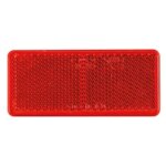 Roter Reflektor 90 x 40mm. | 3M-Klebestreifen | VRF-500R