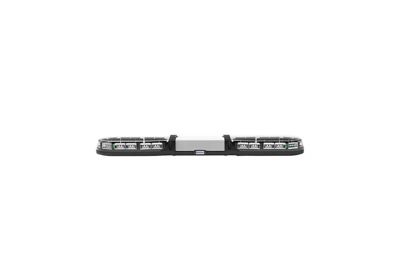 LED-Warnbalken amber | 13 Serie | ECE-R65 amber | transparent | weiß Mitte | 1000mm | 24 LE | 13-01002-E