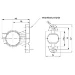 Links | LED Begrenzungsleuchte | kurzer Griff | 12-24v | 1.5mm². Stecker | M10BV-921RWA – Bild 4