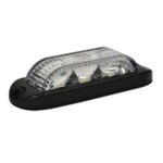 LED Blitzer 3 LEDs | Gelb | 180 Grad | 10-30v | LED3DVA180