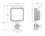 LED Arbeitsscheinwerfer | Drehbarer Sockel | 27W | 1300 Lumen | 12 - 36v | EW2451 – Bild 2