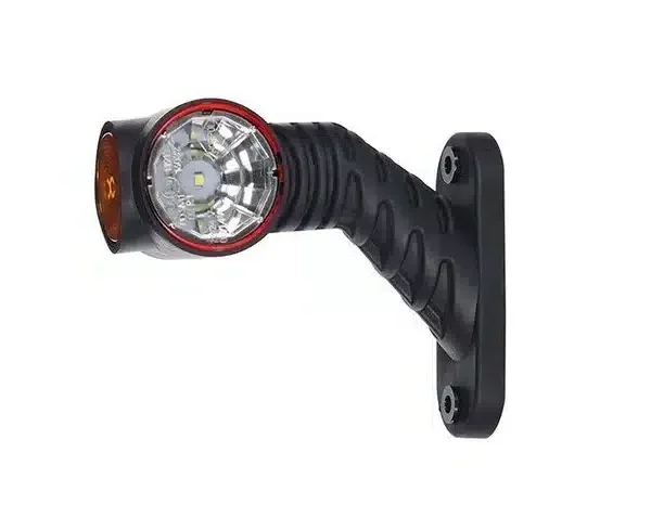 Rechts | LED Begrenzungsleuchte | rot-weiß-amber | 12-24v | 50cm. Kabel | MB-4862RWA