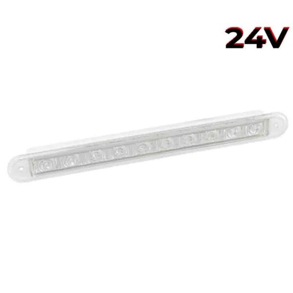 LED Rückfahrlicht slimline transparente Linse | 24v 40cm. Kabel | 235W24E