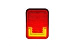 LED Positionsleuchte neonrot mit Bügel | 12-24v | 50cm. Kabel | MV-3500R – Bild 6