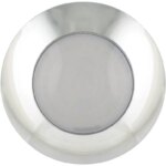 LED Innenbeleuchtung | Chrom | Milchglas | 24v. | kaltes weißes Licht | 7530 OPAQUE