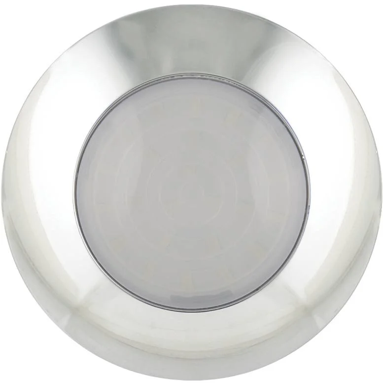 LED Innenbeleuchtung | Chrom | Milchglas | 24v. | kaltes weißes Licht | 7530 OPAQUE