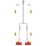 0m lang ohne DC-Kabel mit 13-polig