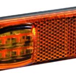 LED Umrissleuchte amber | 12-36v | 50cm Kabel | AMP-Stecker | M10MV-150A-AMP