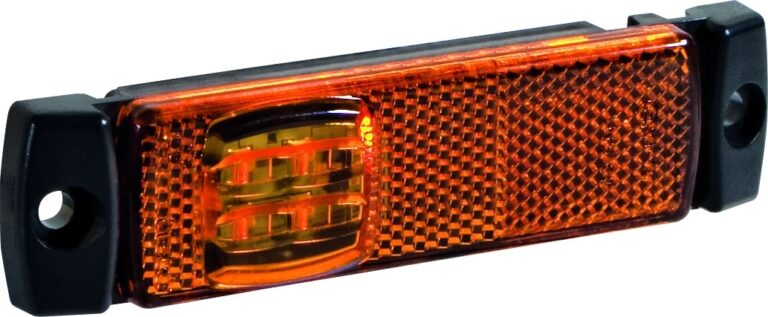 LED Umrissleuchte amber | 12-36v | 50cm Kabel | AMP-Stecker | M10MV-150A-AMP
