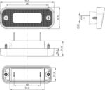 LED Kennzeichenbeleuchtung eingebaut 12-24v | MK-1700 – Bild 5