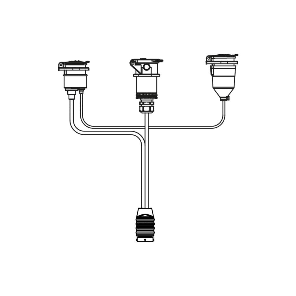 150cm Kabel mit 15P Bajonett