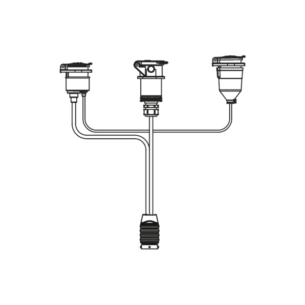 150cm Kabel mit 15P Bajonett