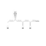 Y-Kabel für 3 Rückleuchten(5-PIN) inkl. Seitenkabel – Bild 5