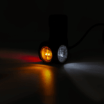 LED Begrenzungsleuchte rechts rot-weiß-amber 12-24v 60cm Kabel – Bild 3