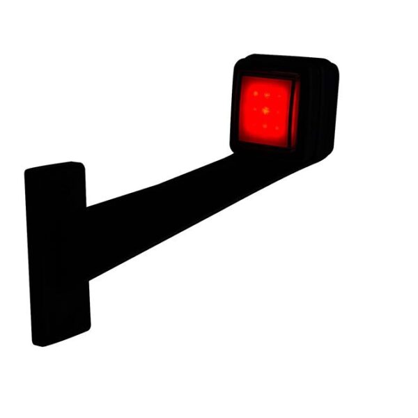 LED Begrenzungsleuchte links rot-weiß 12-24v 50cm Kabel