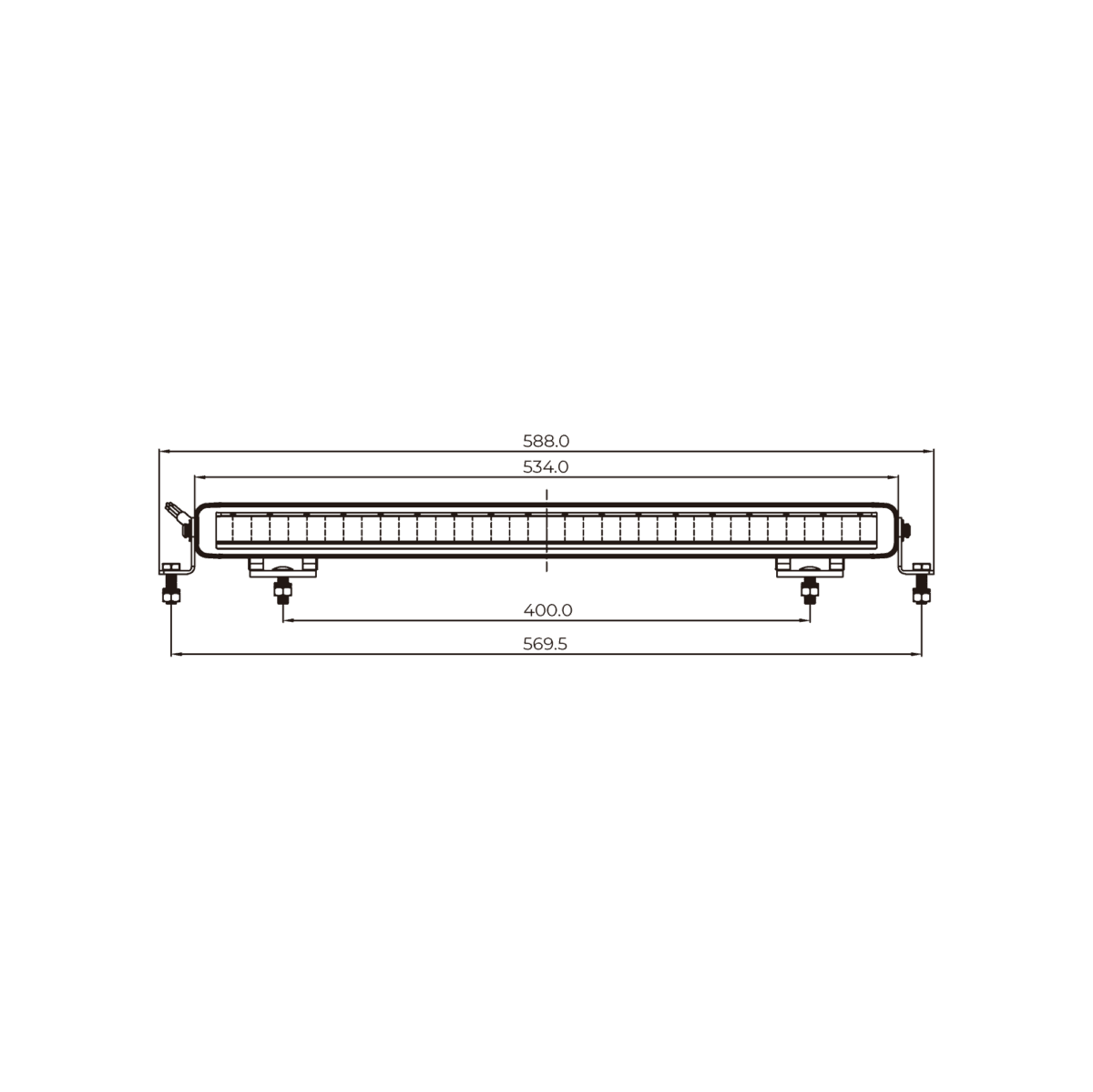 LED bar Nemesis 530 zweifarbige Positionslichter 10-32v - 53.4cm - 7560lm | LD6-9075 – Bild 11