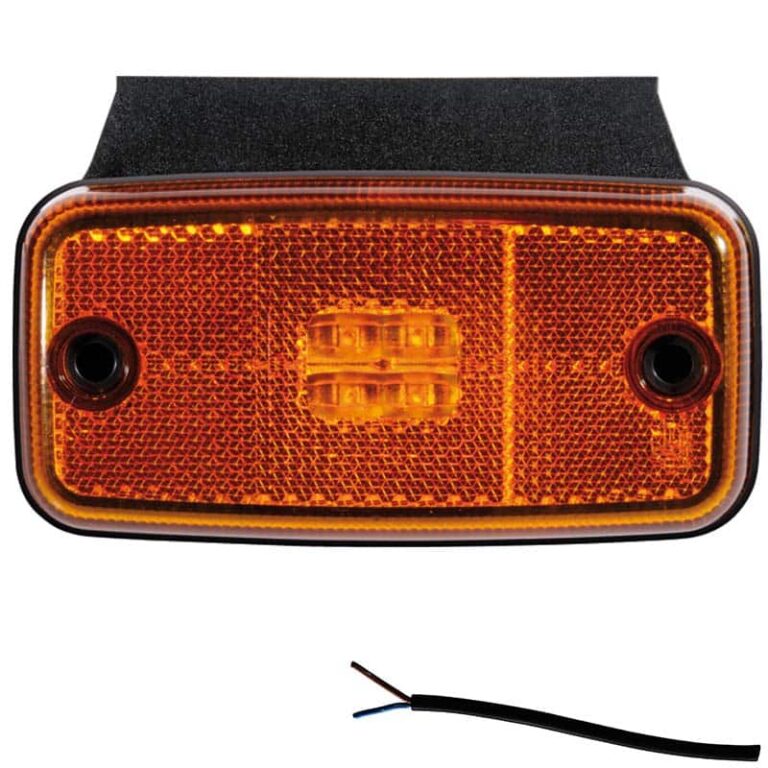 LED Umrissleuchte amber | 12-24v | 50cm Kabel | M10MV-650A