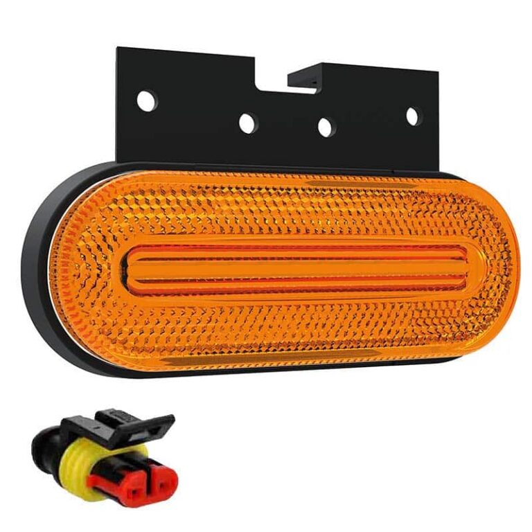 LED Umrissleuchten amber 12/36V 1.2m Kabel + SuperSeal
