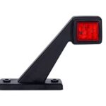 LED Begrenzungsleuchte rechts rot-weiß 12-24v 50cm Kabel | MB-4662RW