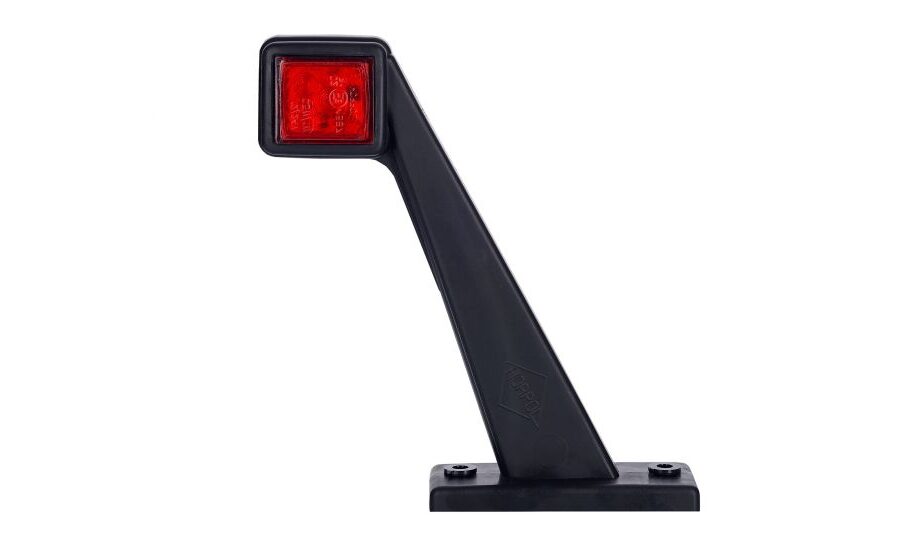 LED Begrenzungsleuchte links rot-weiß 12-24v 50cm Kabel | MB-4691RW