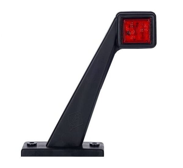 LED Begrenzungsleuchte rechts rot-weiß-amber 12-24v 50cm Kabel | MB-4692RW