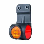 LED Begrenzungsleuchte links neon rot-weiß-amber 12-24v 60cm Kabel