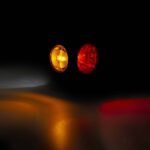 LED Begrenzungsleuchte rot-weiß-amber 12-24v 50cm Kabel – Bild 2