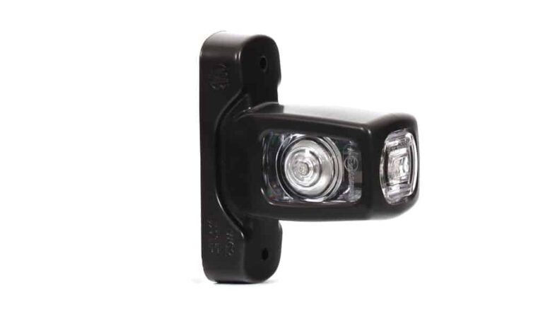 LED Begrenzungsleuchte rot-weiß-amber 12-24v 21cm Kabel