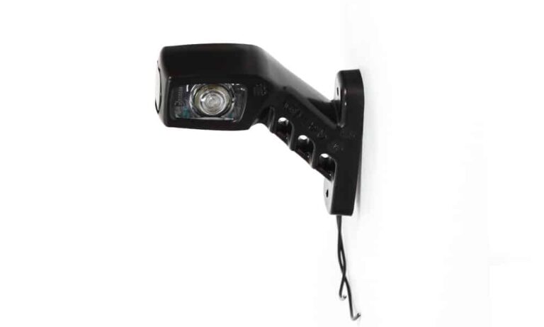 LED Begrenzungsleuchte links rot-weiß-amber 12-24v 21cm Kabel