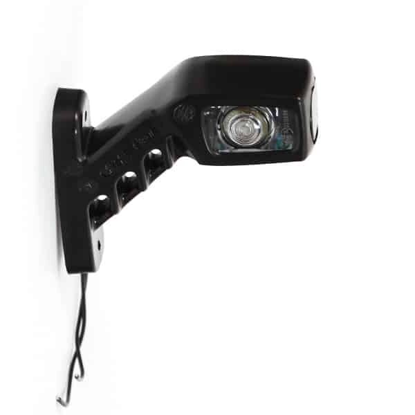 LED Begrenzungsleuchte rechts rot-weiß-amber 12-24v 21cm Kabel