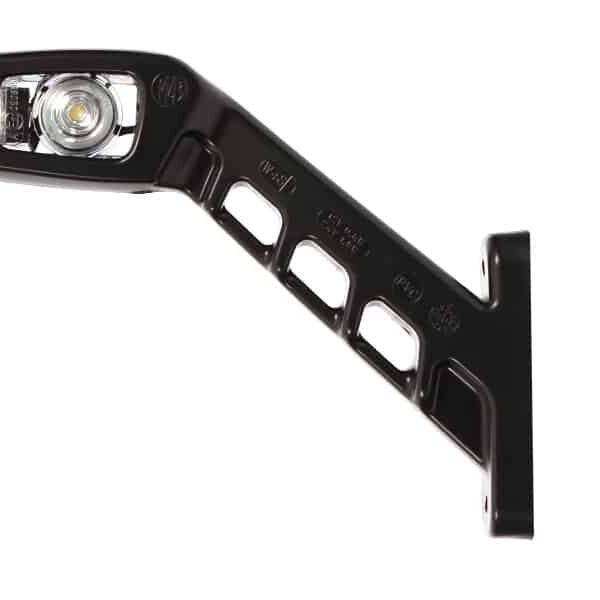 LED Begrenzungsleuchte links rot-weiß-amber 12-24v 21cm Kabel