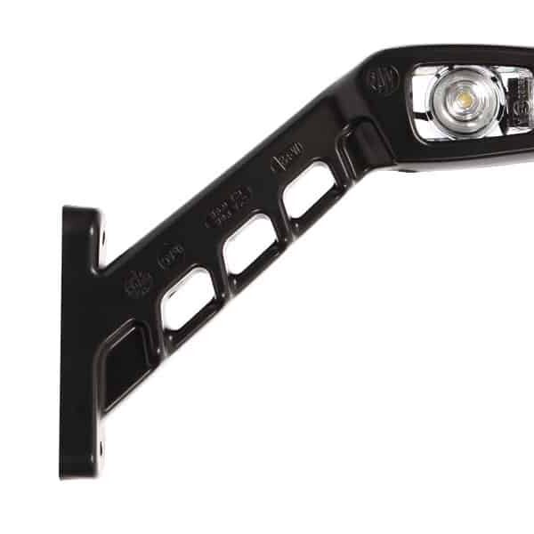 LED Begrenzungsleuchte rechts rot-weiß-amber 12-24v 21cm Kabel