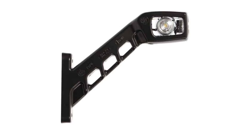 LED Begrenzungsleuchte rechts rot-weiß-amber 12-24v 21cm Kabel