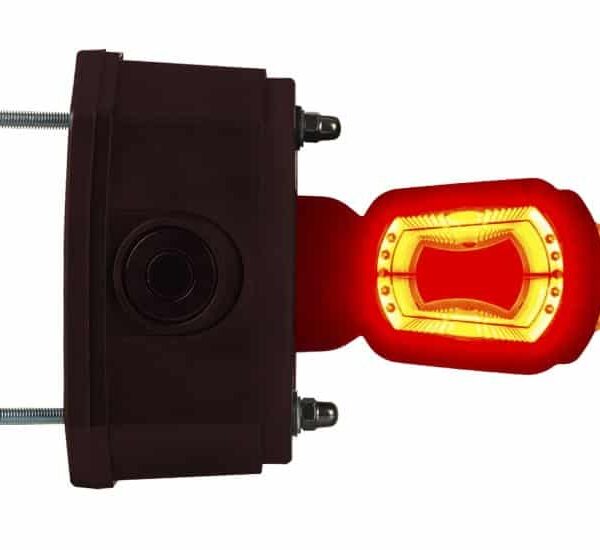 LED Begrenzungsleuchte rechts rot-weiß-amber 12-24v 50cm Kabel | MBA-2701RWA