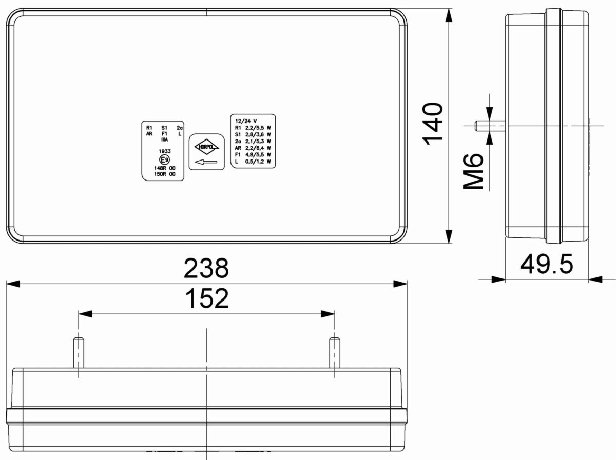 LED Neon Rücklicht links 12-24v 5-PIN| VC-5101B5 – Bild 8