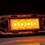 LED Positionsleuchten Einbau amber 12-24v 5m Kabel